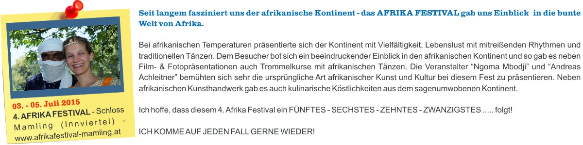  O Fotomagazin /Afrika Festival 2015 auf Schloss Mamling